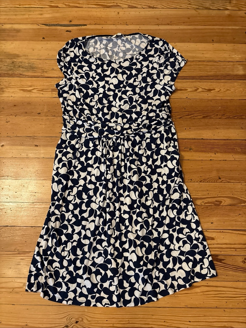 Boden Knit Jersey Dress Printed US16/18